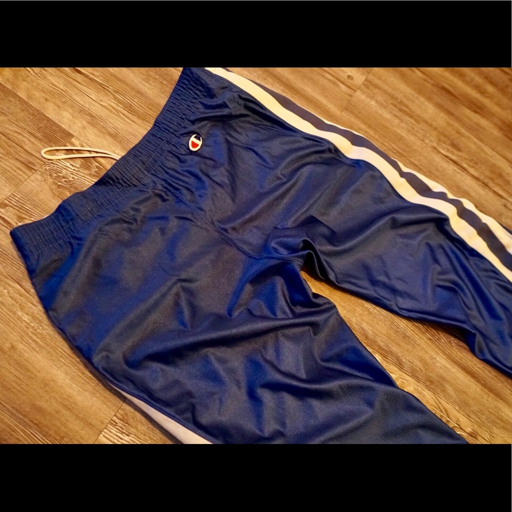 Vintage Champion Tearaway Satin Pants Sz. 36 Tall